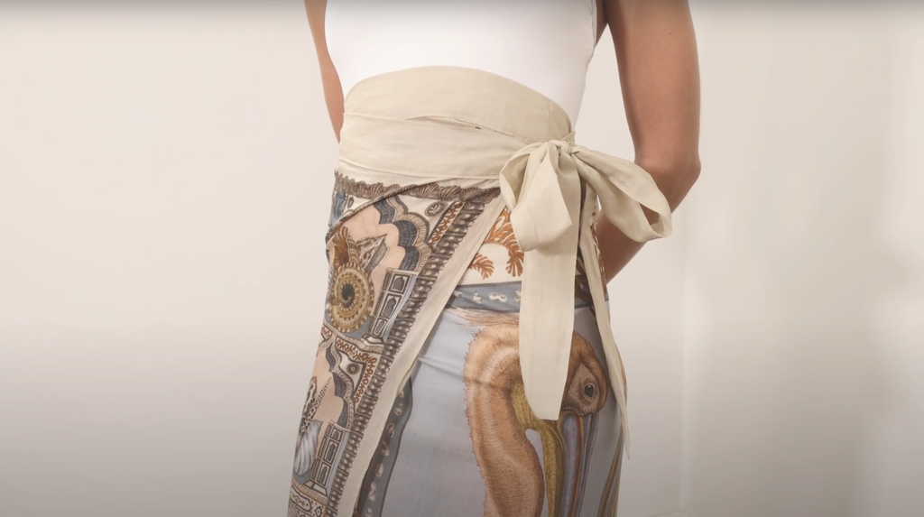 How to tie The Pareo Wrap Skirt