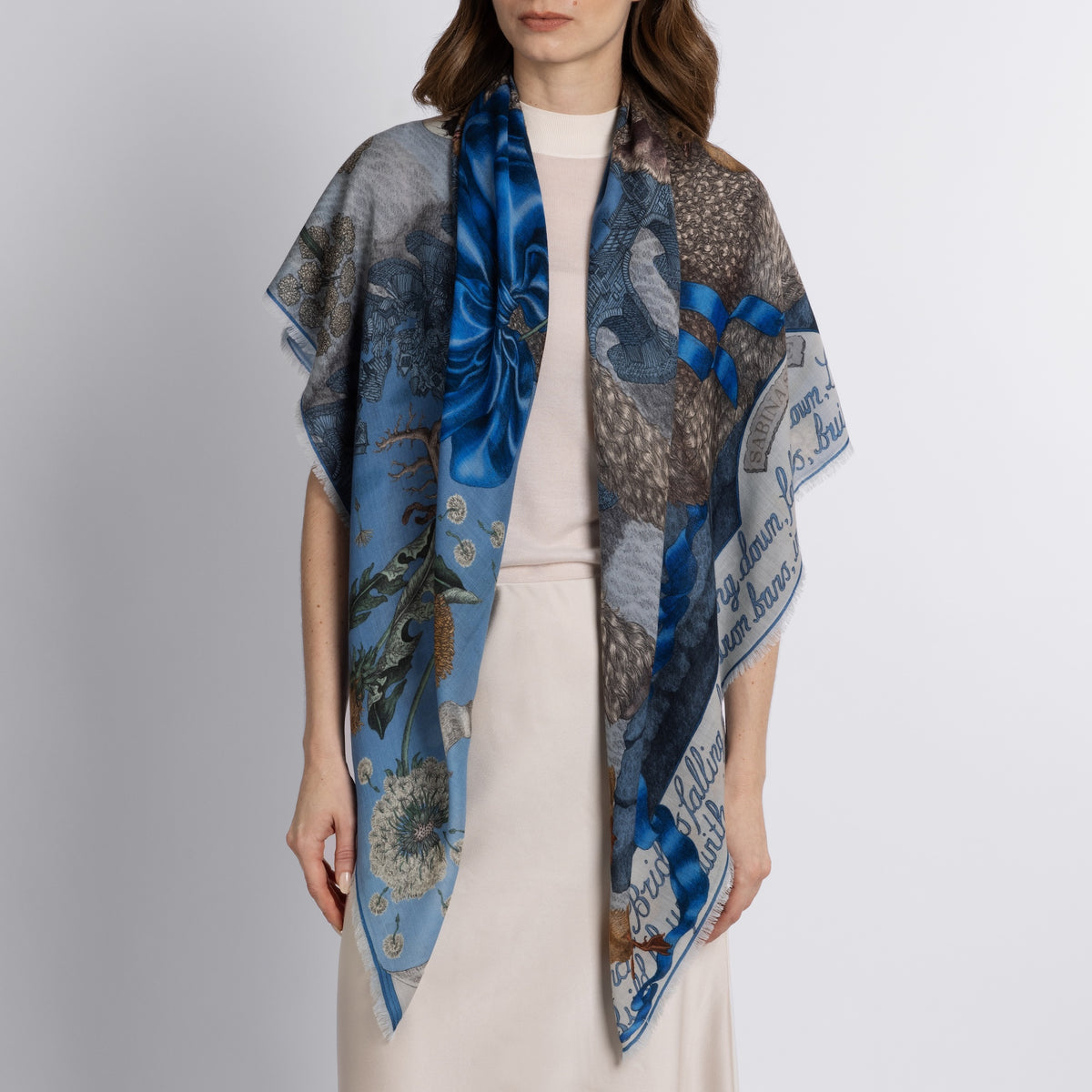 London Bridge is Falling Down Cashmere Shawl 135 – Sabina Savage