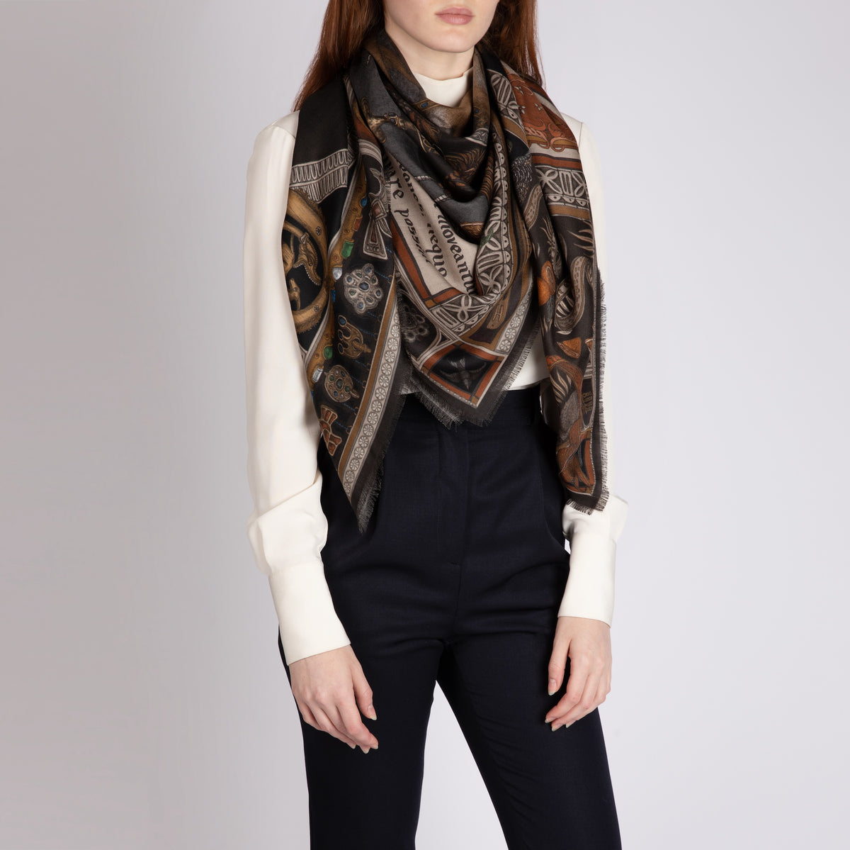 The Faithful Lamb Wool Silk Shawl 135 – Sabina Savage