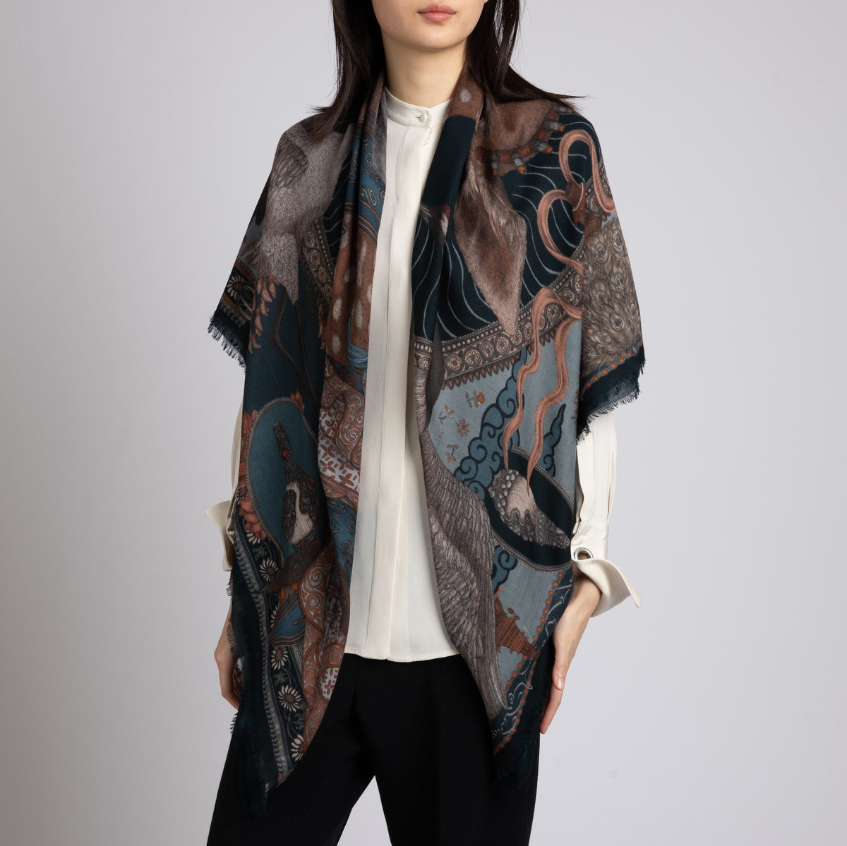 The Song Deer Cashmere Shawl 135 – Sabina Savage