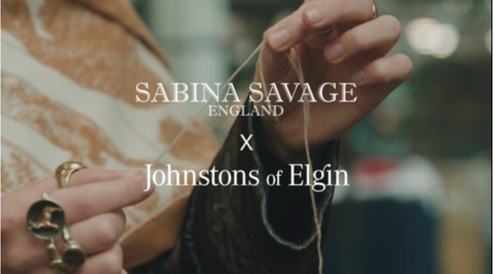 Sabina Savage x Johnstons of Elgin