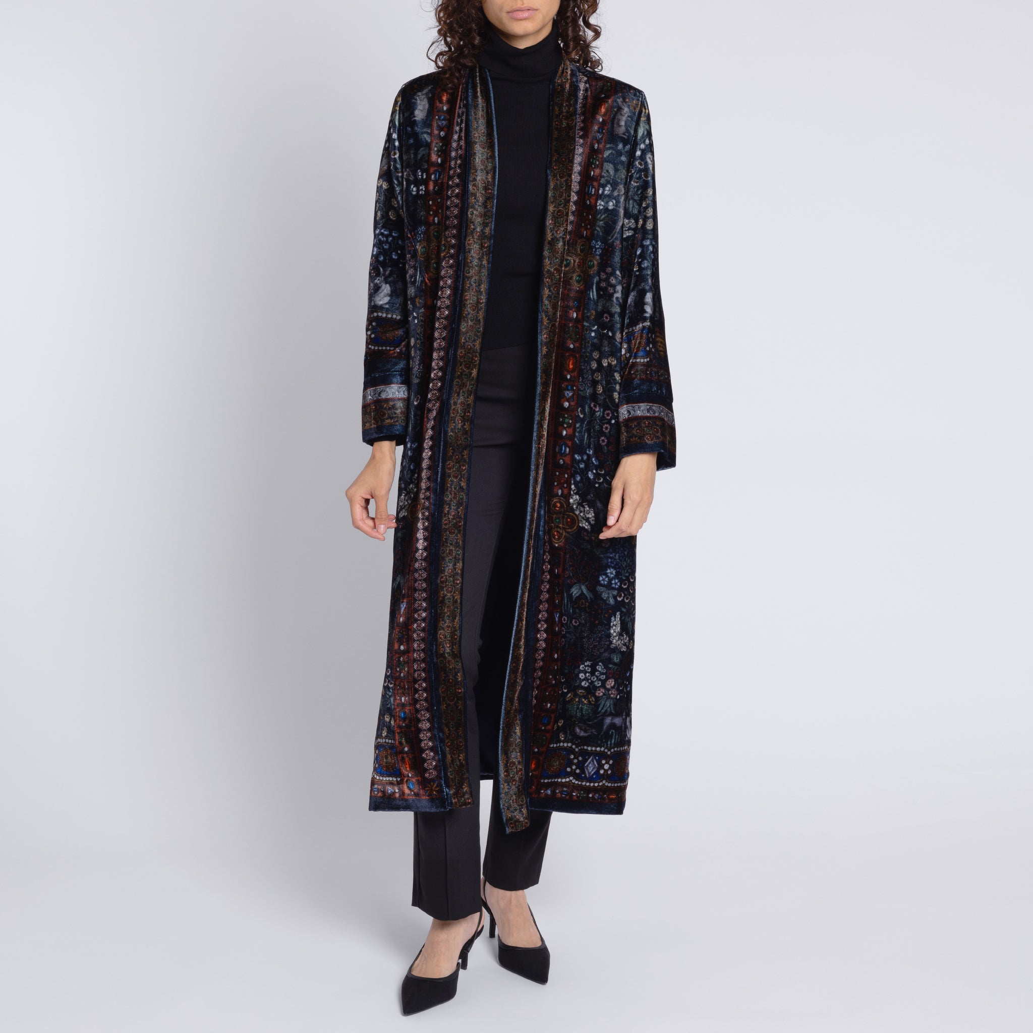 The Exalted Unicorn Silk Velvet Duster – Sabina Savage