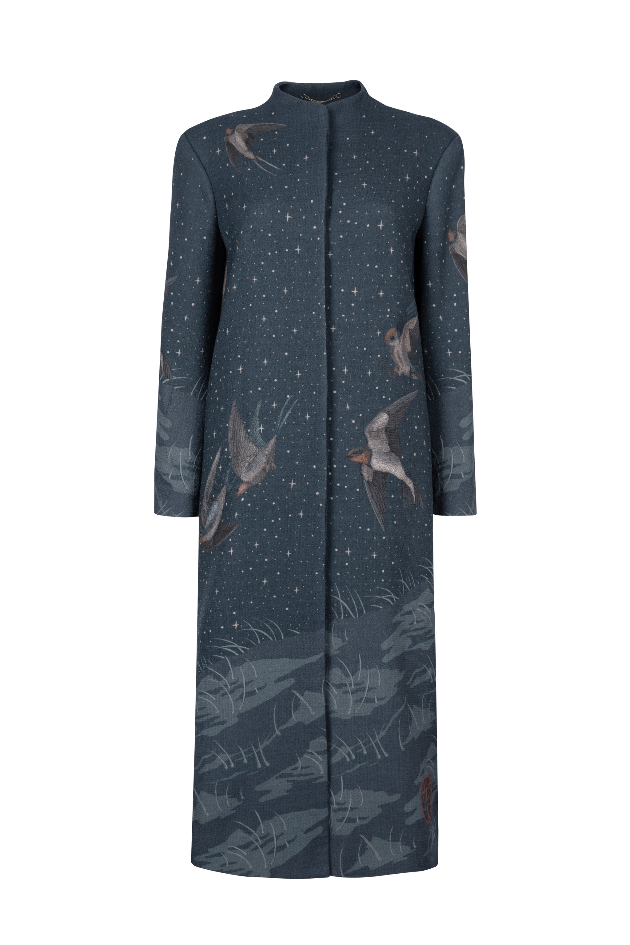 The Lunar Leopard Wool Crepe Coat – Sabina Savage