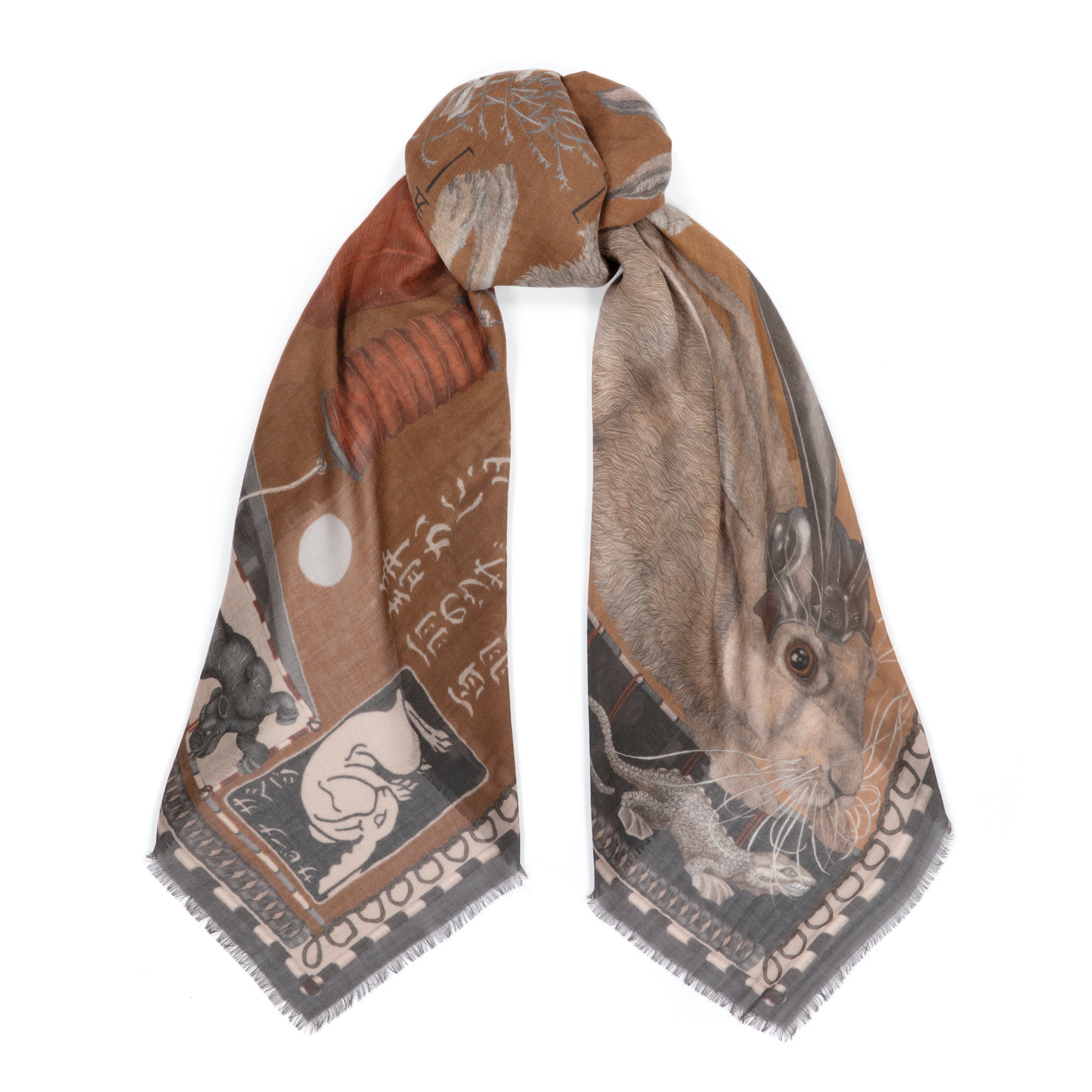 小物 00s archive goa rabbit far stall paisley The Floating Rabbits Cashmere Shawl 135 – Sabina Savage