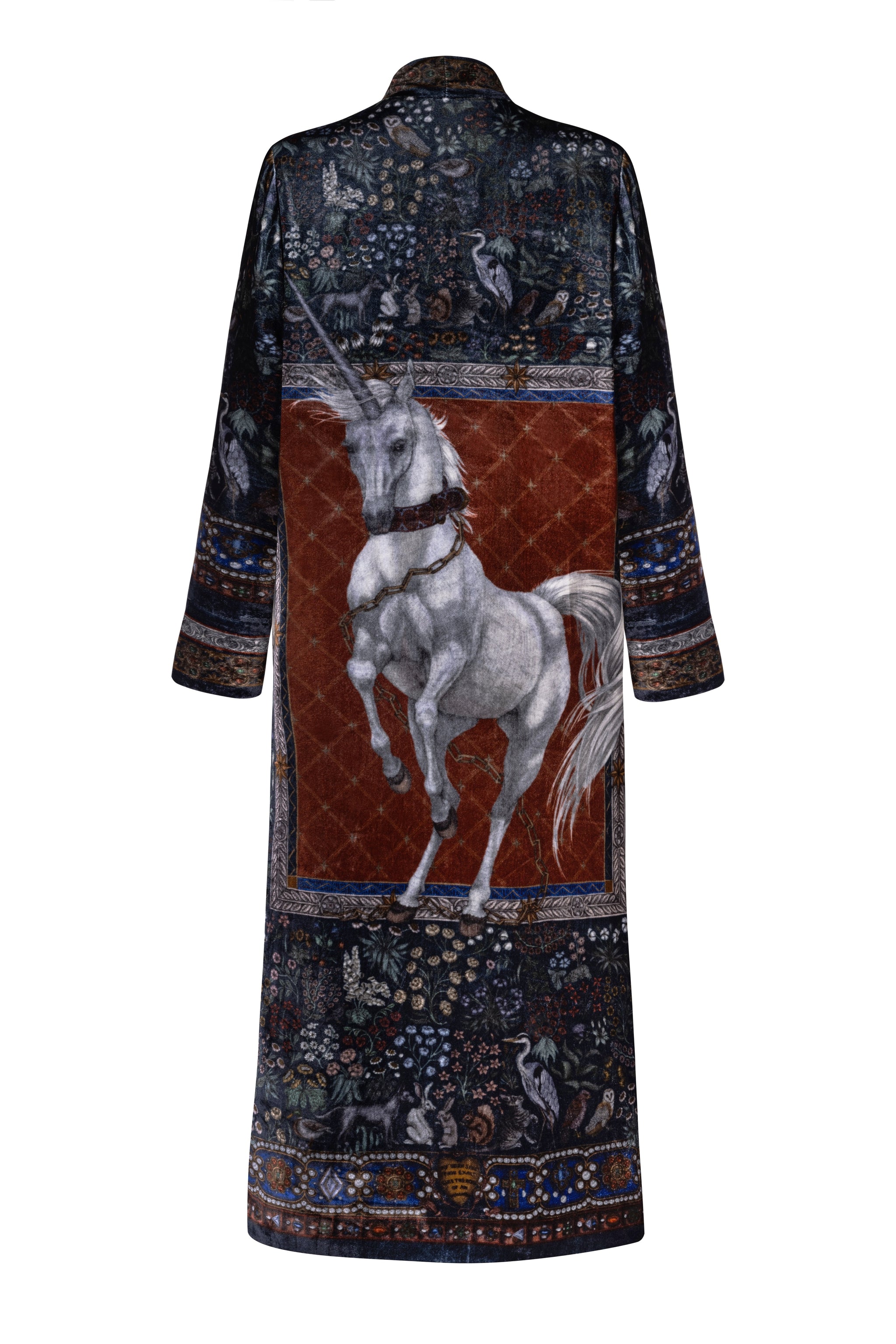 The Exalted Unicorn Silk Velvet Duster – Sabina Savage