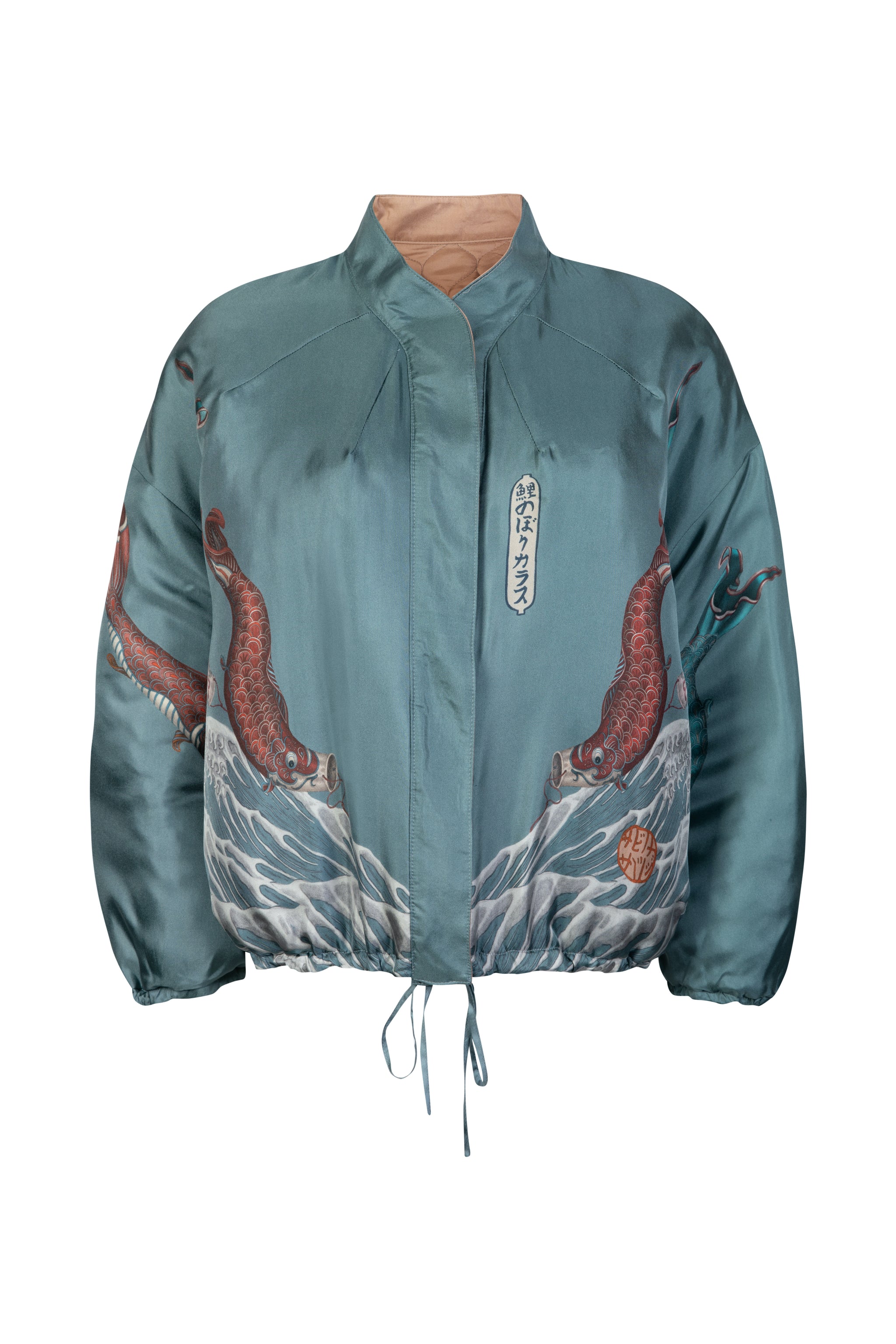 Koinobori Karasu Reversible Bomber Jacket – Sabina Savage