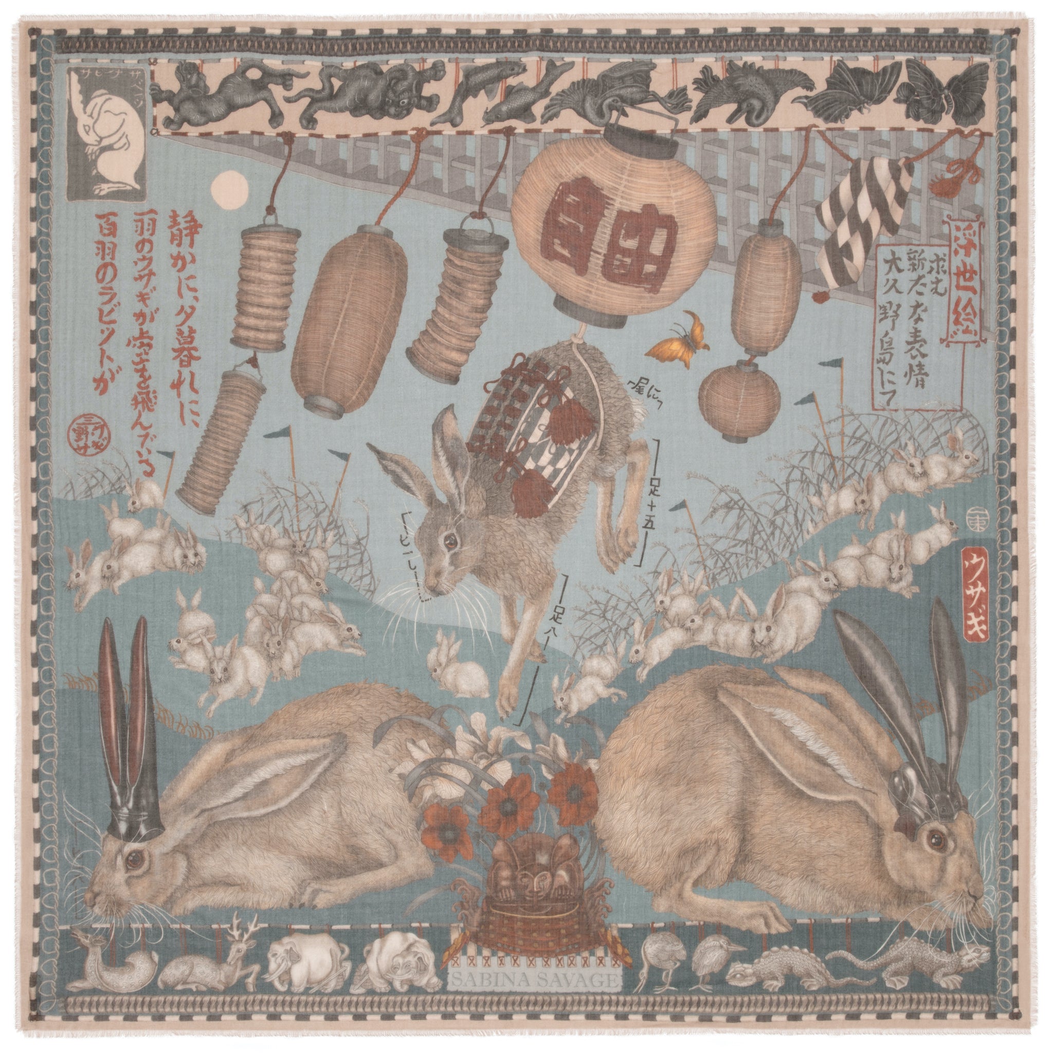 小物 00s archive goa rabbit far stall paisley Michael Carr Designs™ Old World Rabbit Collection Praying Rabbit