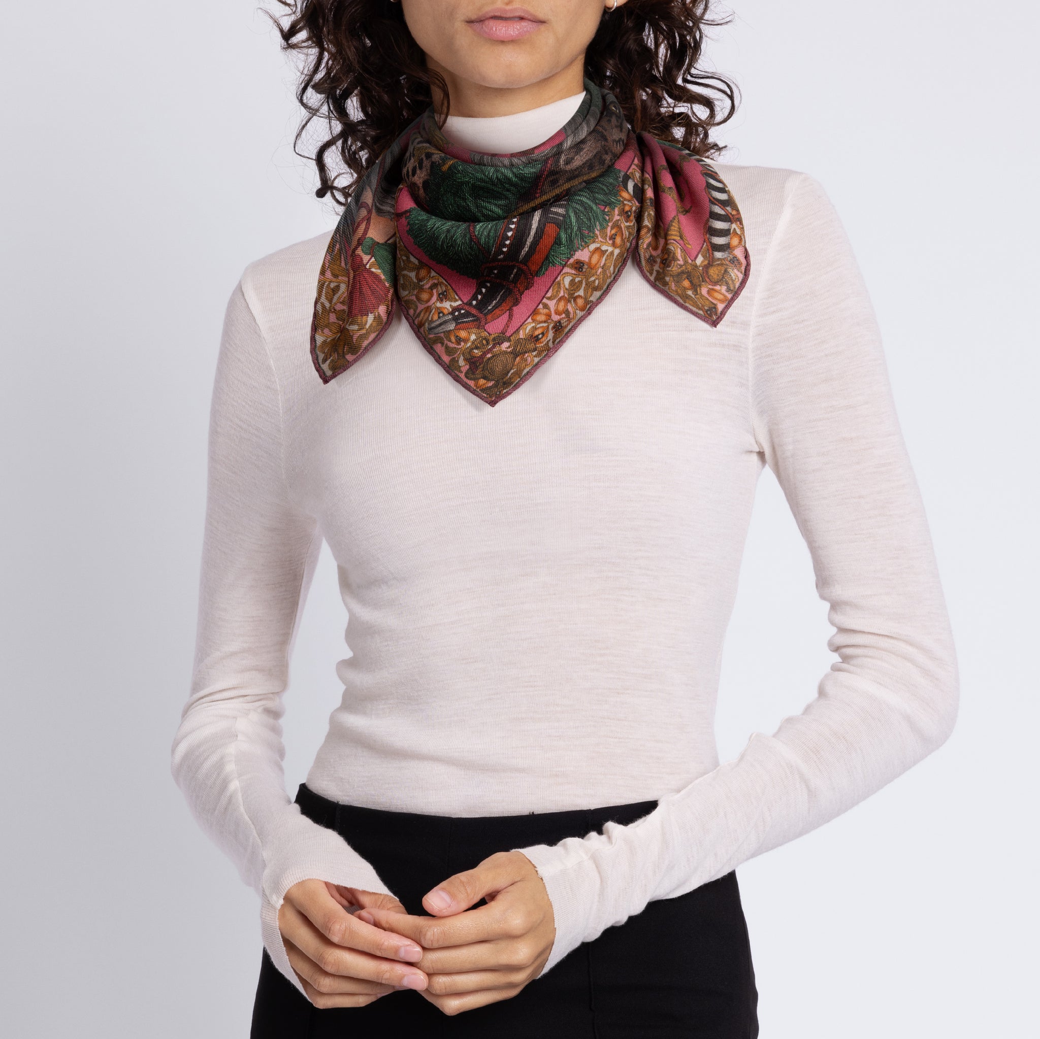 The Fool Wool Silk Scarf 65 – Sabina Savage