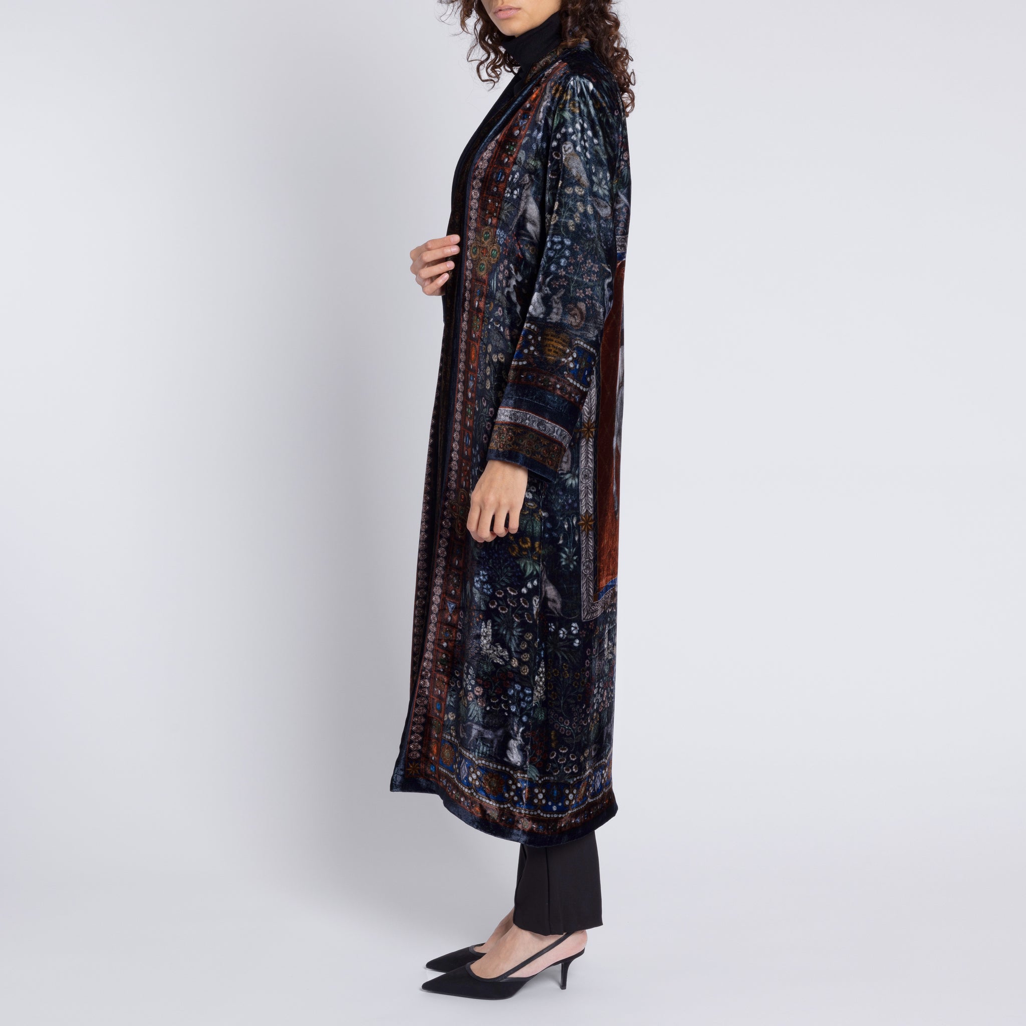 The Exalted Unicorn Silk Velvet Duster – Sabina Savage