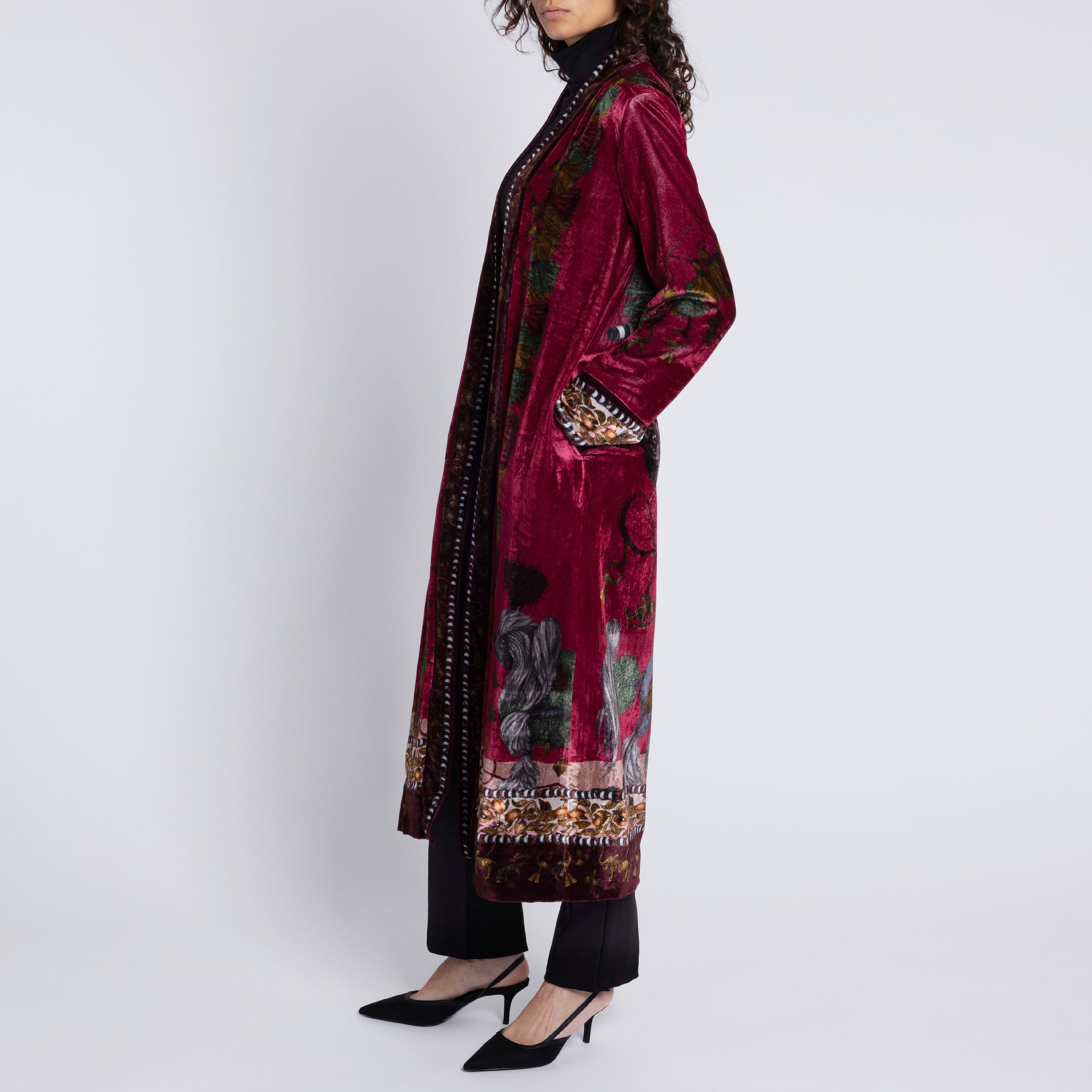 The Fool Silk Velvet Duster – Sabina Savage