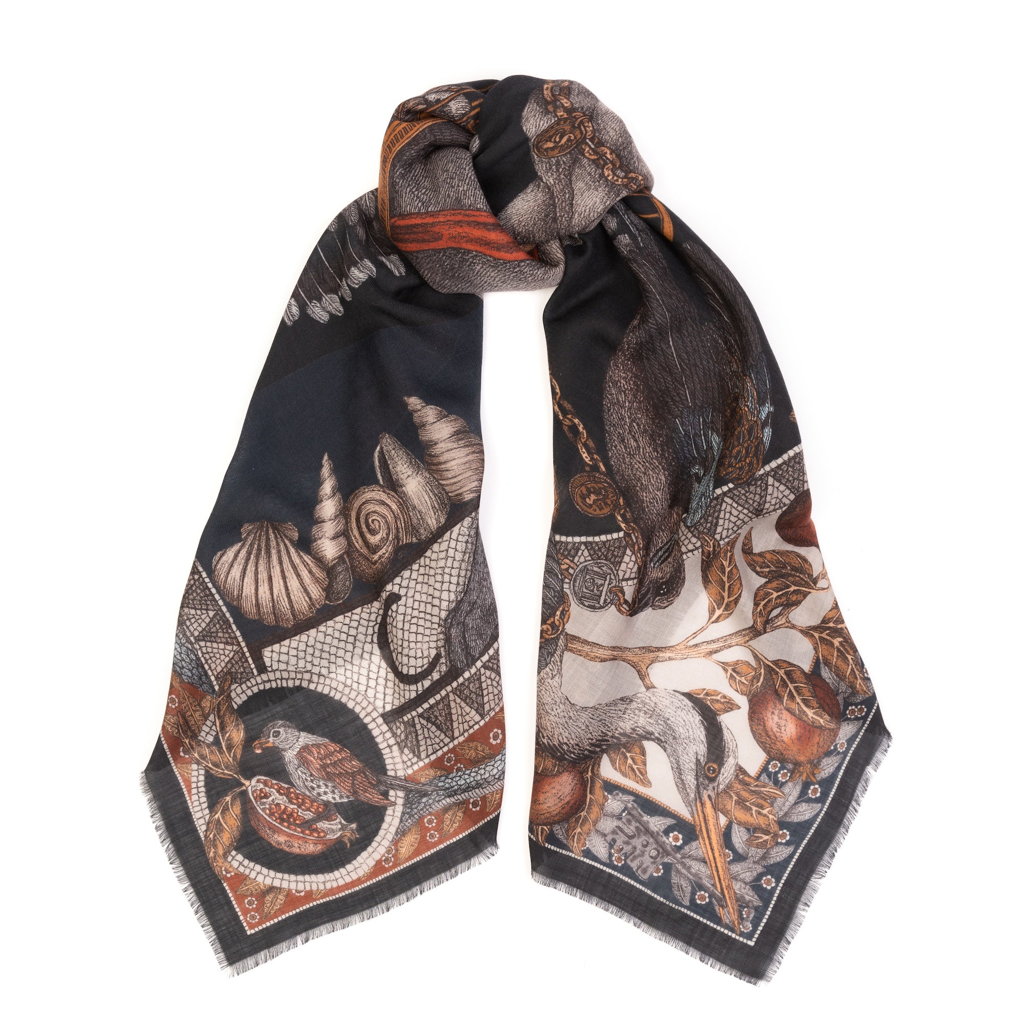Cave Canem Cashmere Shawl 135 – Sabina Savage