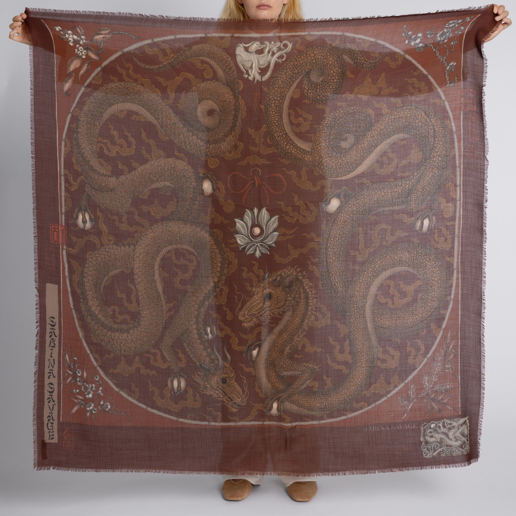 Chasing The Pearl Cashmere Shawl 135 – Sabina Savage