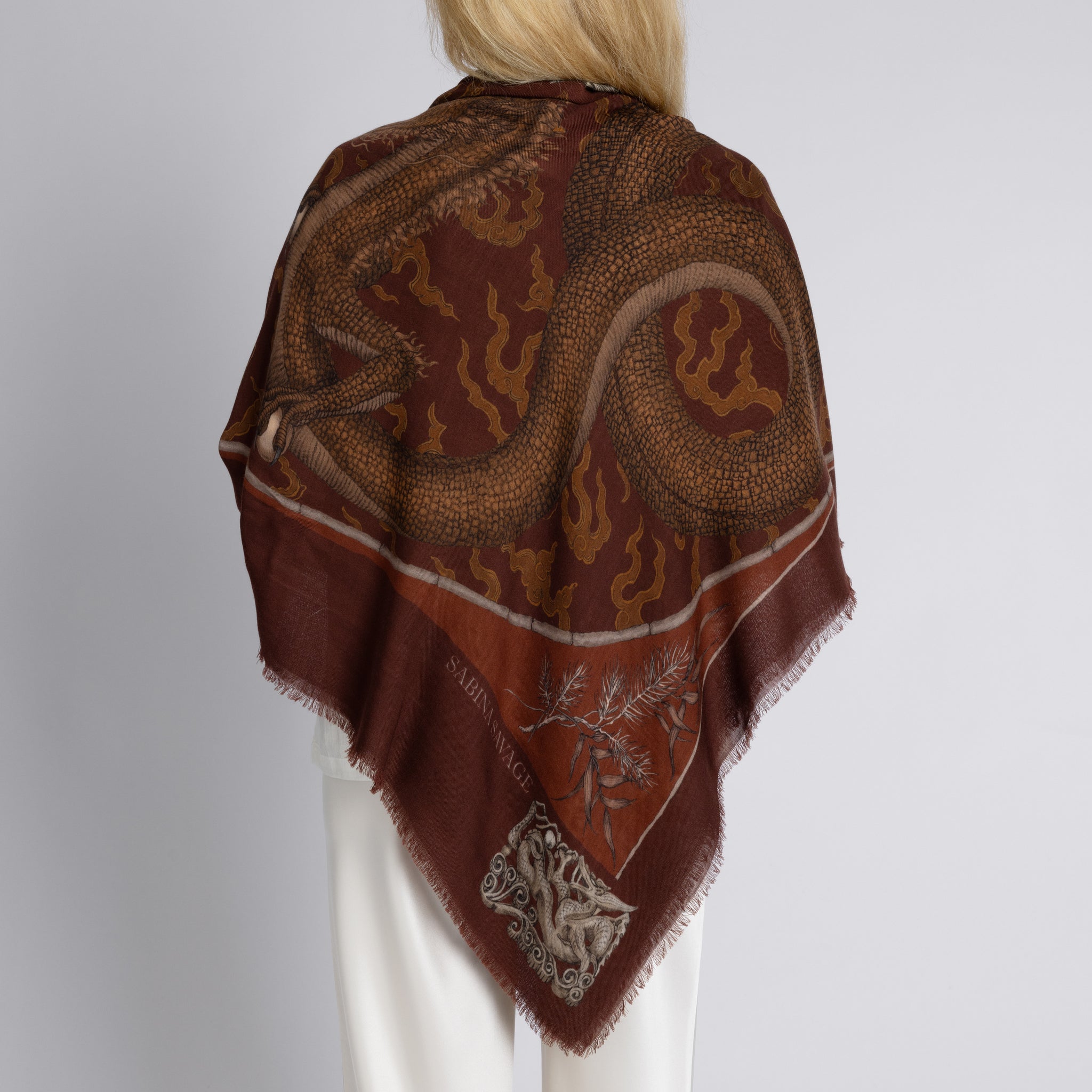 Chasing The Pearl Cashmere Shawl 135 – Sabina Savage