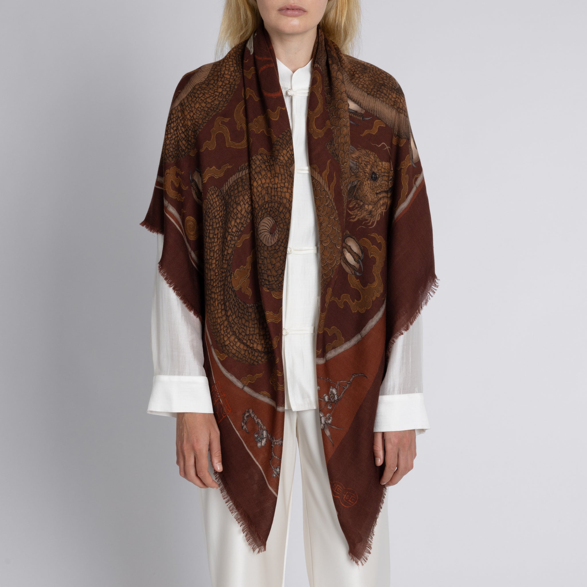 Chasing The Pearl Cashmere Shawl 135 – Sabina Savage