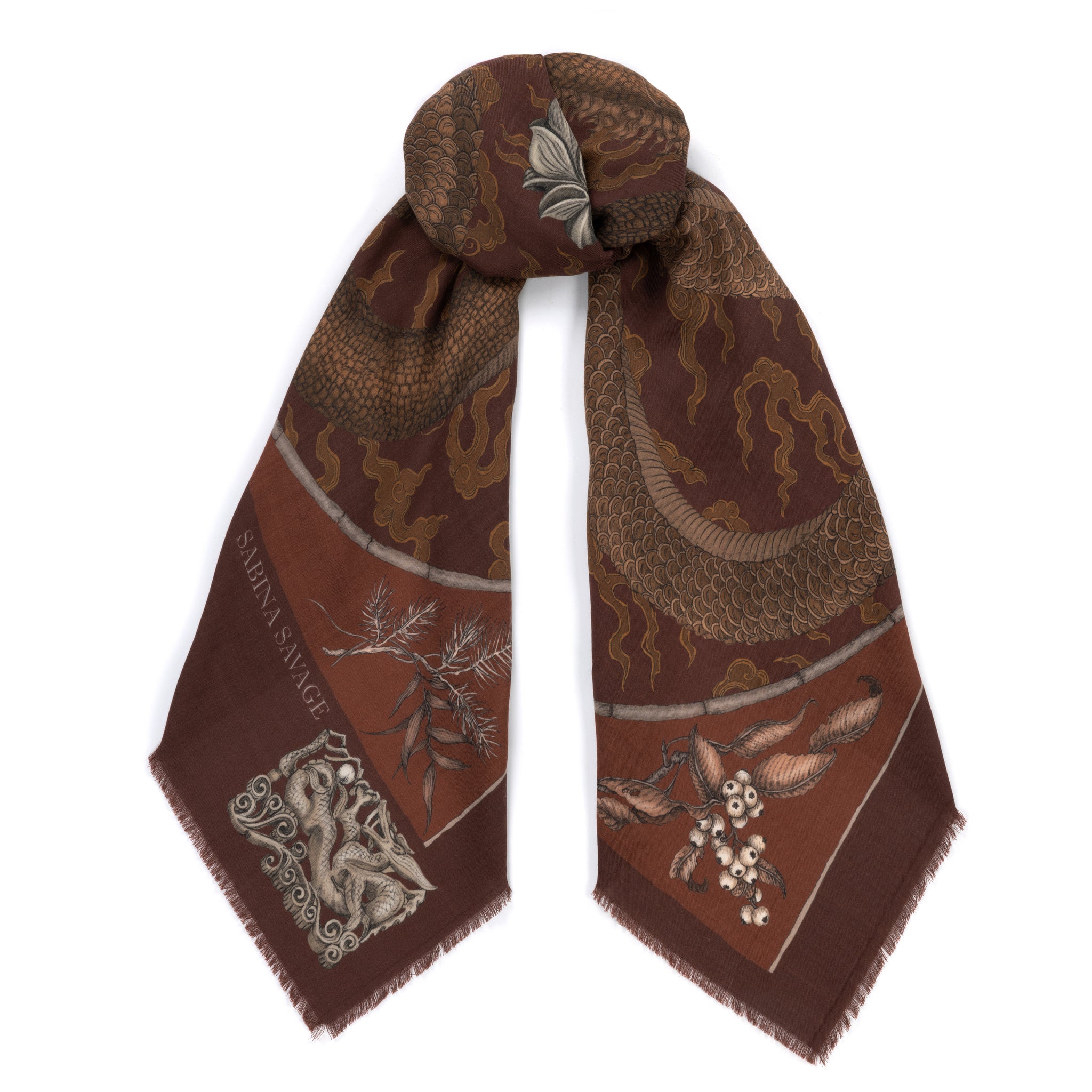 Chasing The Pearl Wool Silk Shawl 135 – Sabina Savage