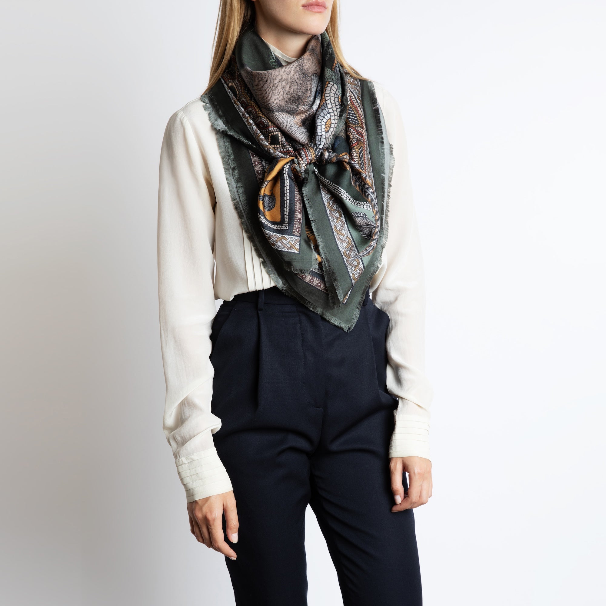 Fortuna's Box Silk Twill Shawl 135 – Sabina Savage