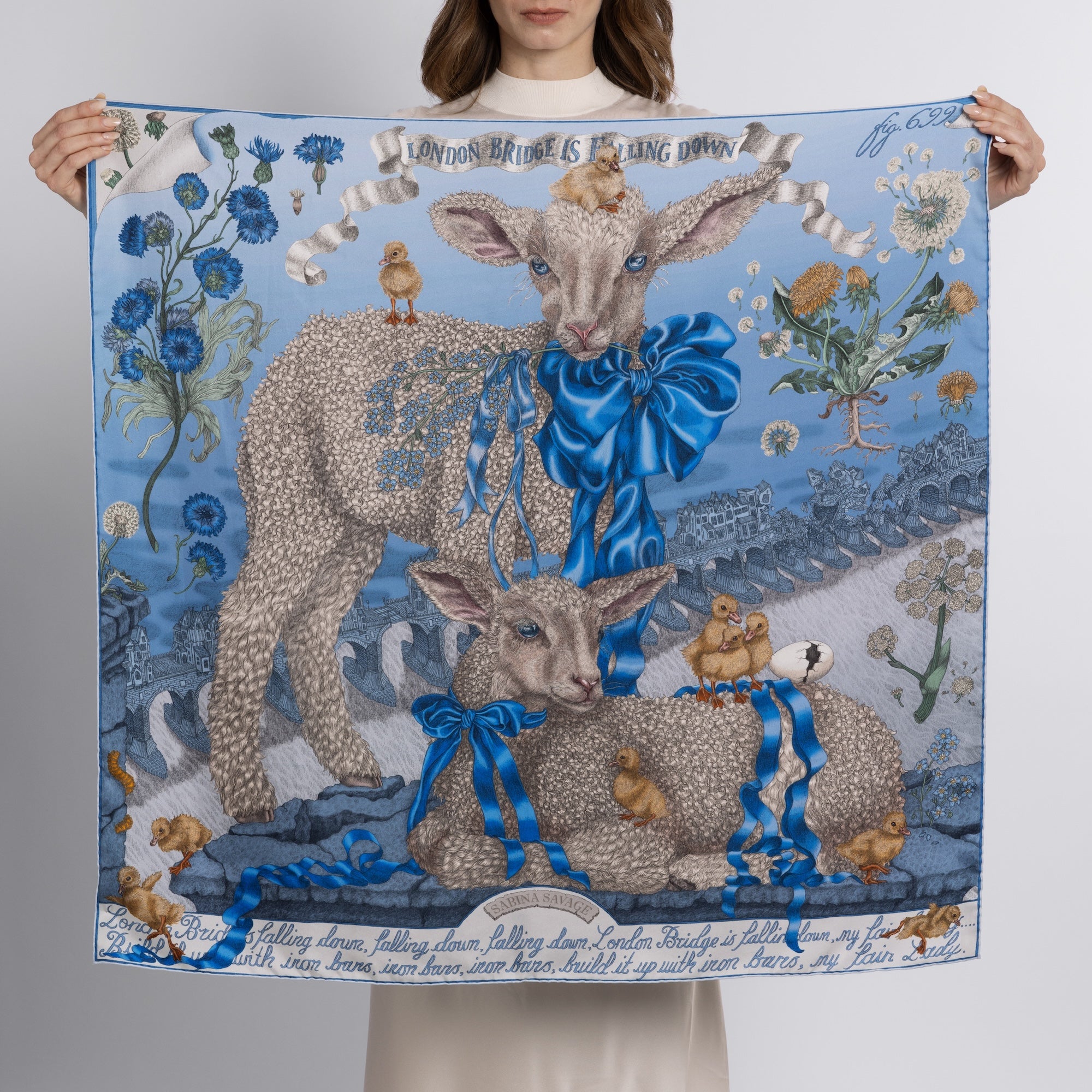 London Bridge is Falling Down Silk Twill 90 – Sabina Savage