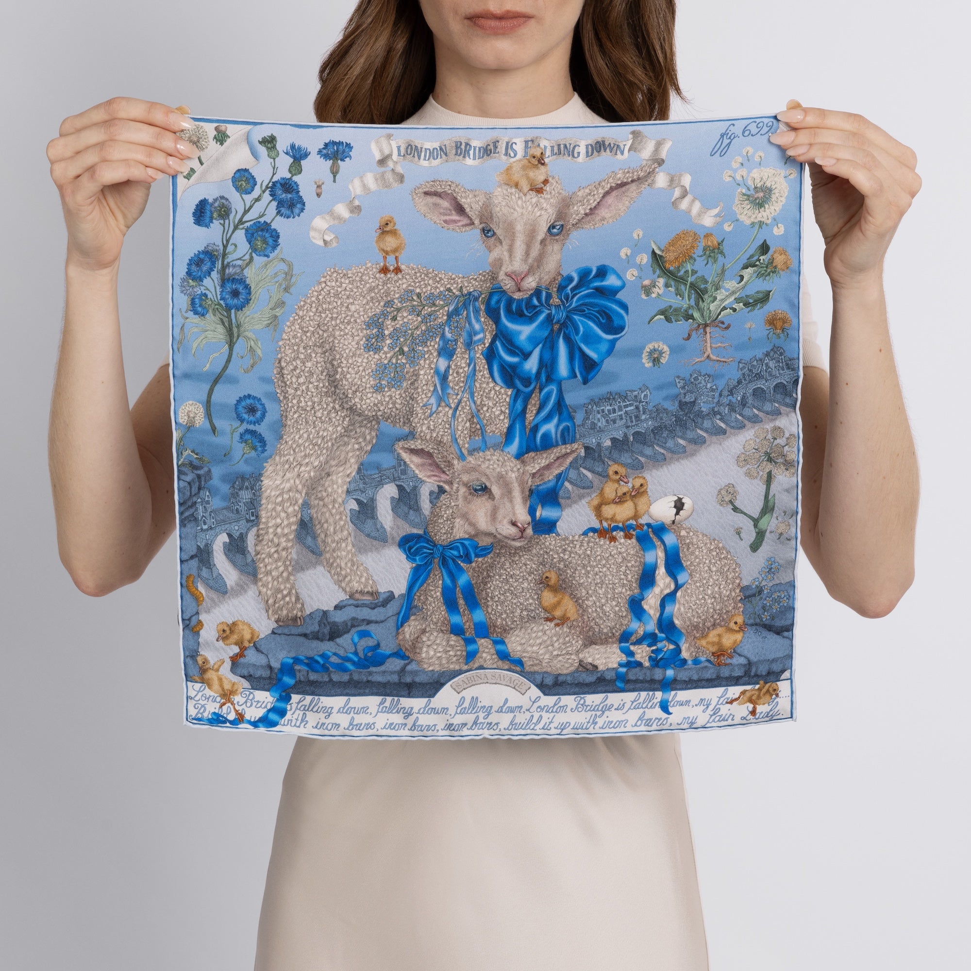 London Bridge is Falling Down Silk Twill 42 – Sabina Savage