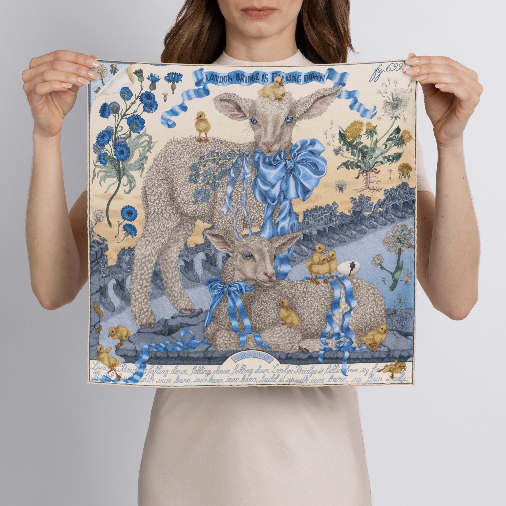 London Bridge is Falling Down Silk Twill 42 – Sabina Savage