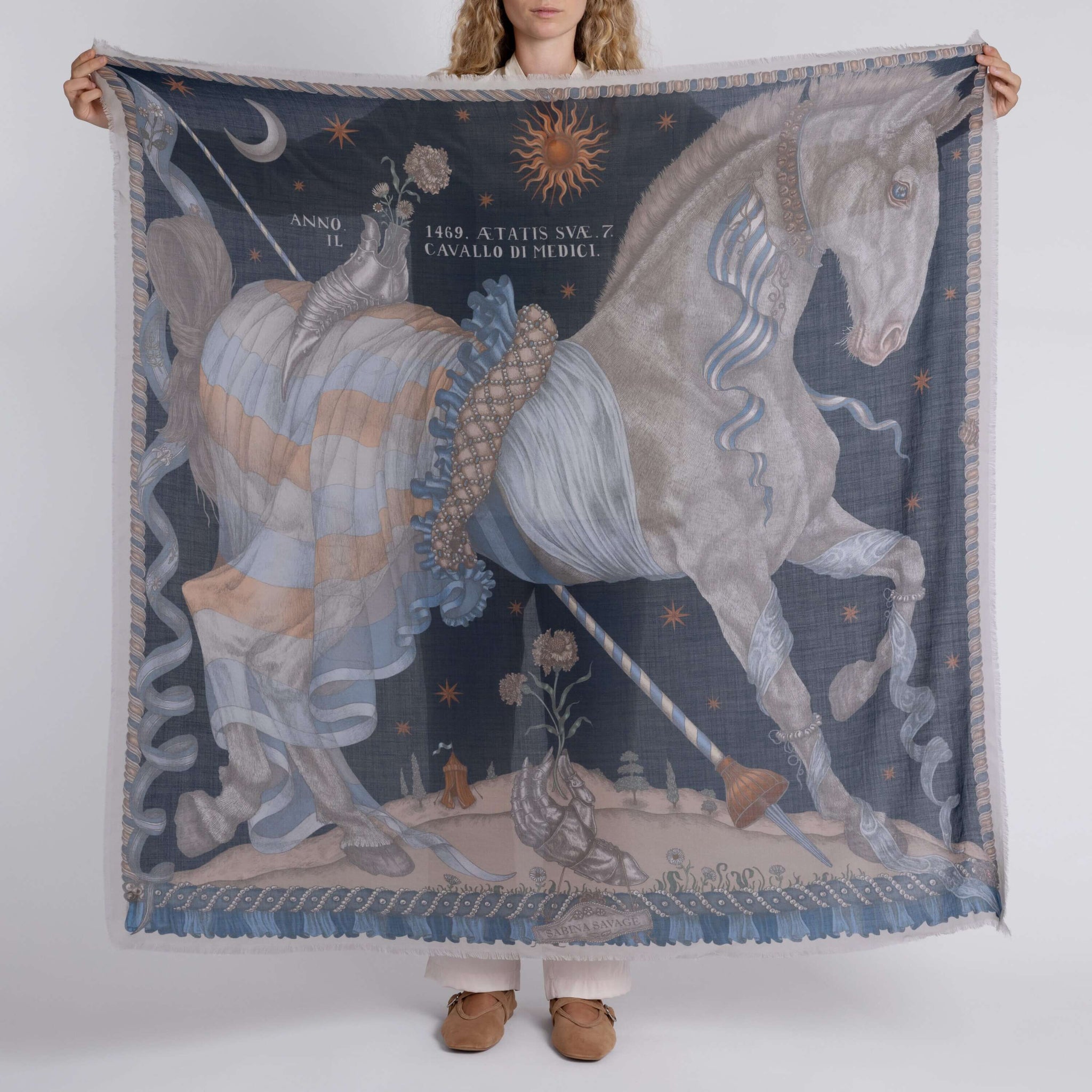 ラブカSAPPHIRE MOON 朝香果林 SECE The Lunar Leopard Wool Silk Shawl 135 – Sabina Savage