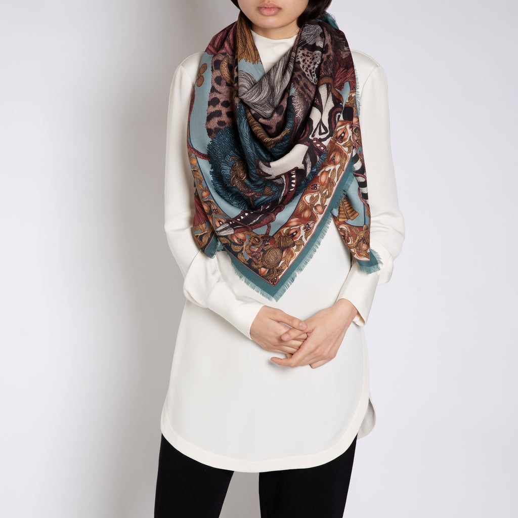 Wool Fool The Fool Wool Silk Shawl 135 – Sabina Savage