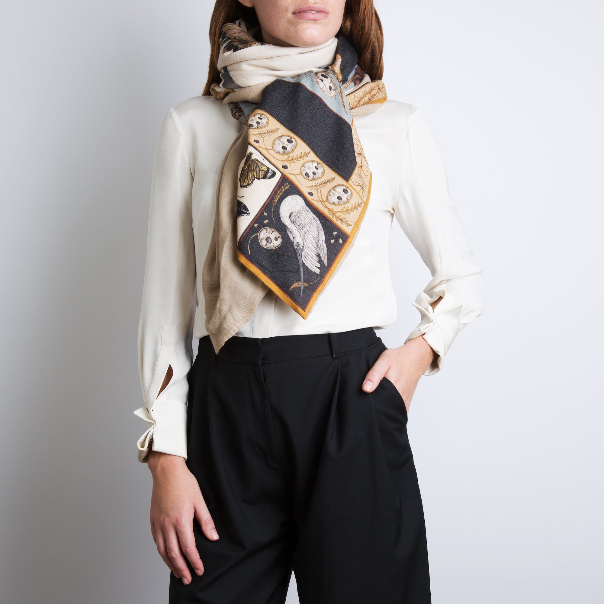The Texas Stallion Cashmere-Lined Stole – Sabina Savage