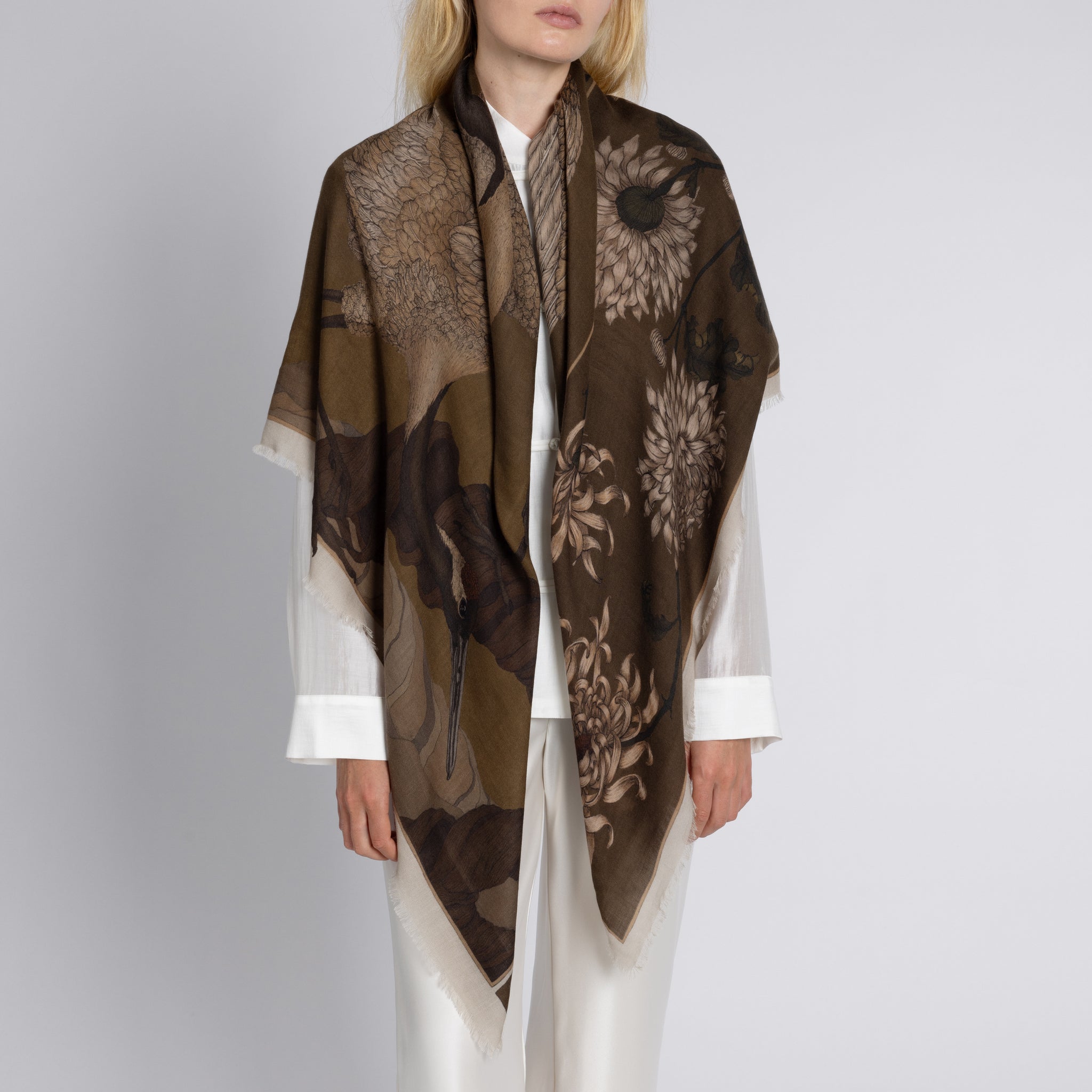 Wind Dancer, Heaven Caller Cashmere Shawl 135 – Sabina Savage