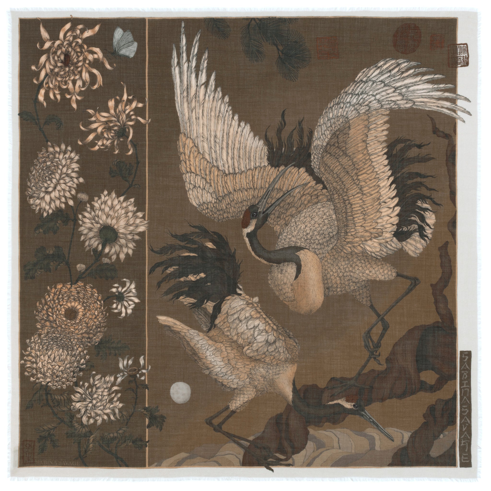 Wind Dancer, Heaven Caller Cashmere Shawl 135 – Sabina Savage