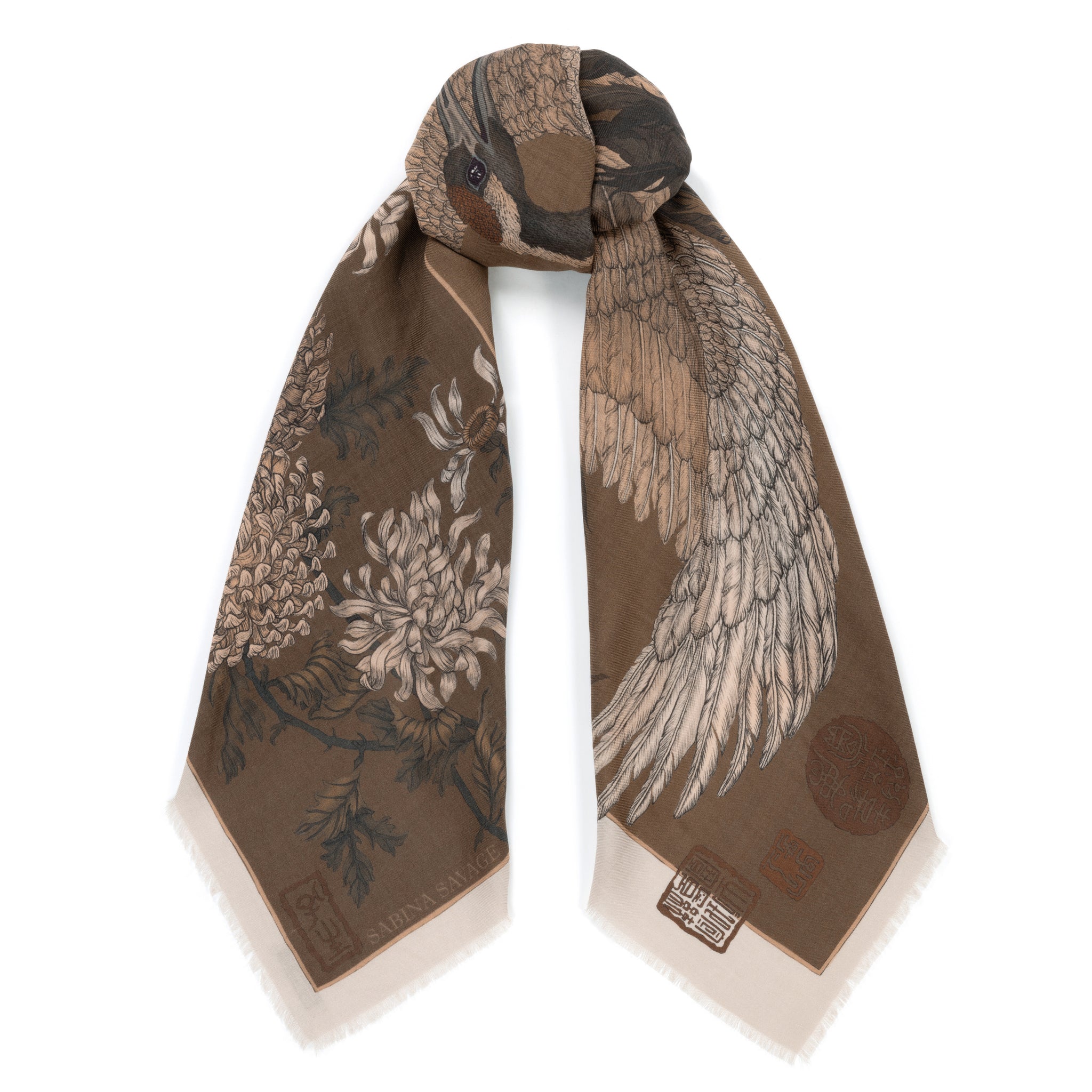 Wind Dancer, Heaven Caller Wool Silk Shawl 135 – Sabina Savage