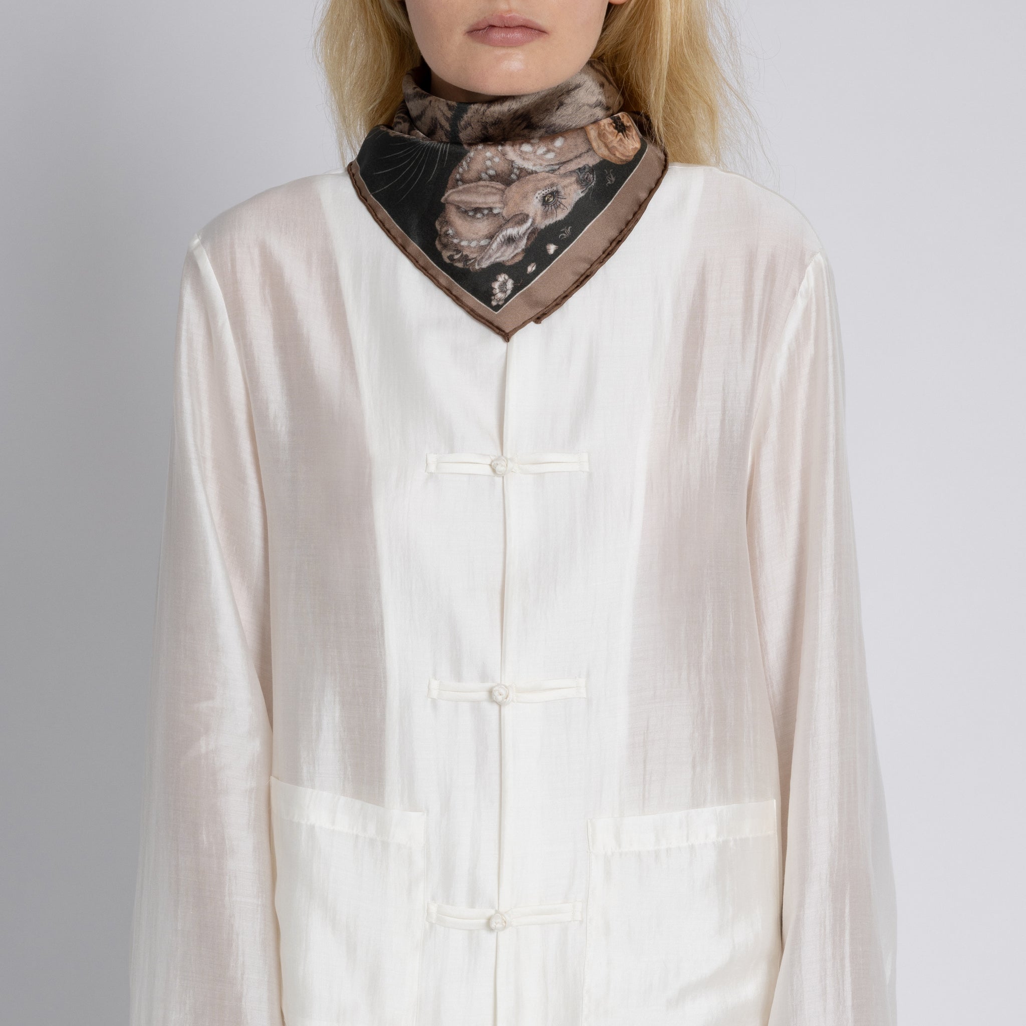 Silk Twill Scarf 42 – Sabina Savage