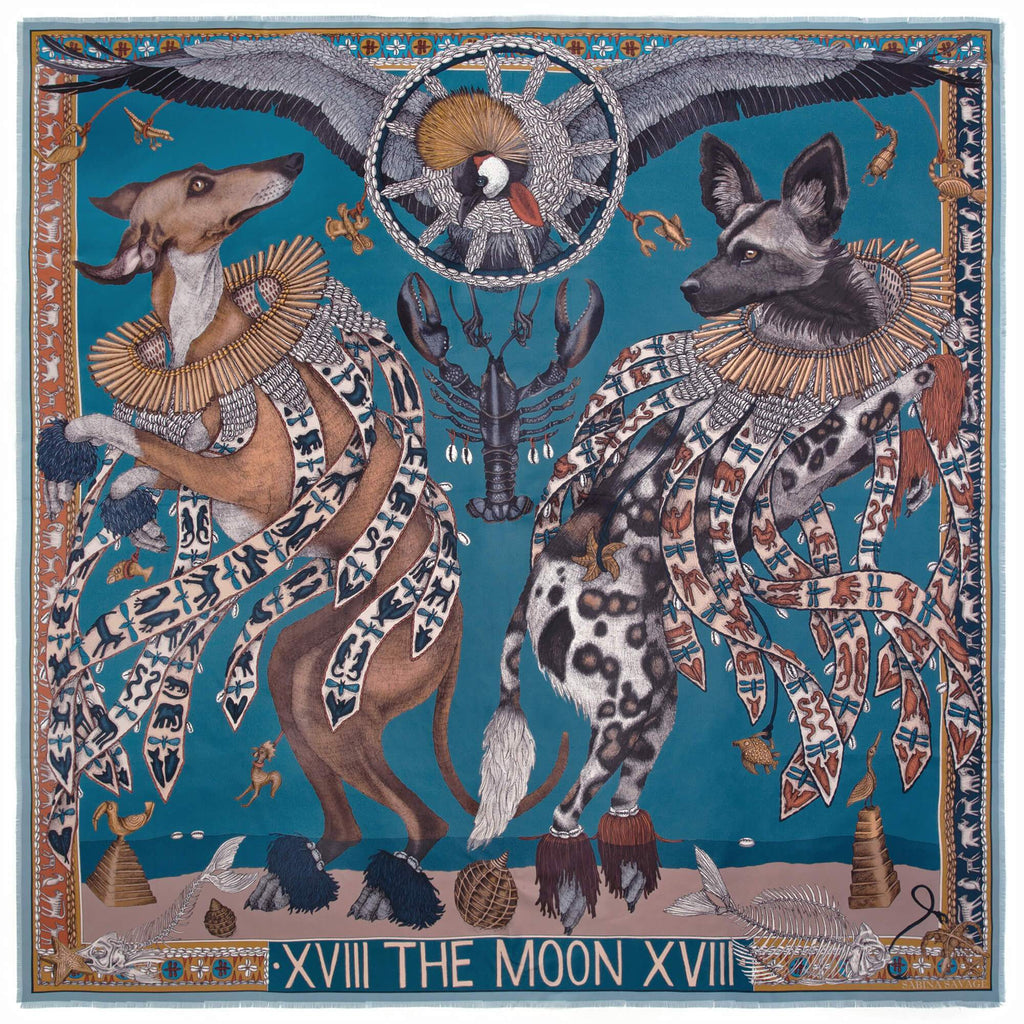 The Moon Wool Silk Shawl 135 – Sabina Savage