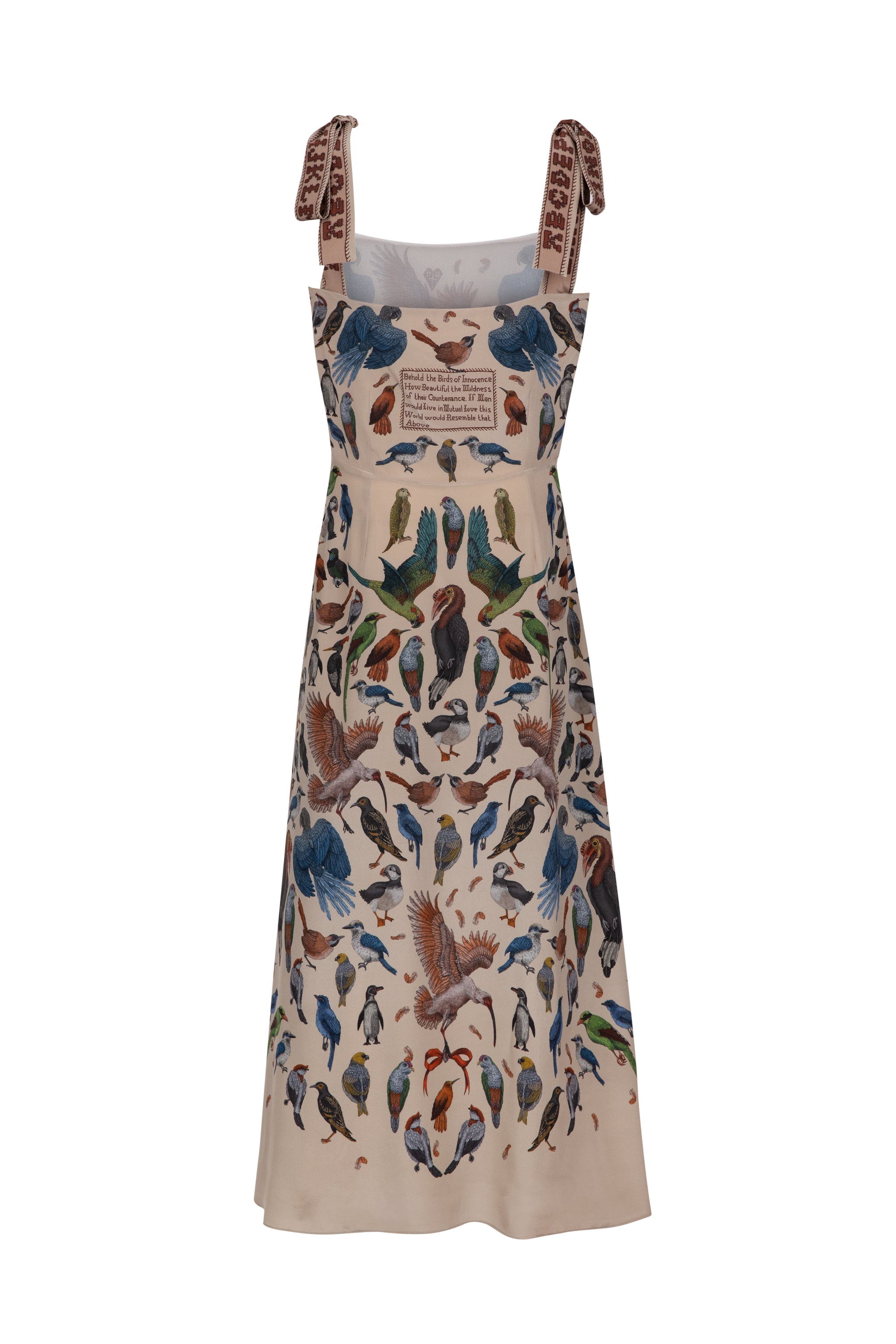 The Birds of Innocence Ribbon-Strap Dress – Sabina Savage